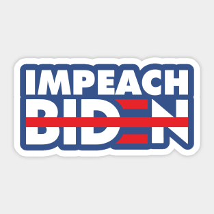 Impeach Biden Anti Biden Sticker